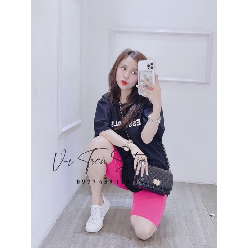 quần legging ngố thái ( Biker short ) legging nhiều màu hình thật 100% ( kèm video) | BigBuy360 - bigbuy360.vn