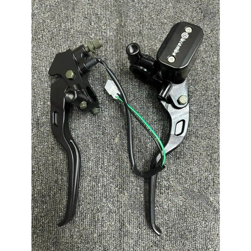 CẶP TAY THẮNG GREMBO BÌNH DẦU LIỀN + CÔN DÂY (BREMBO) lắp các loại xe