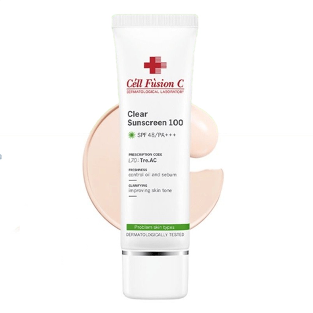 Chống nắng Cell Fusion C 50ml (Xanh/Đỏ)