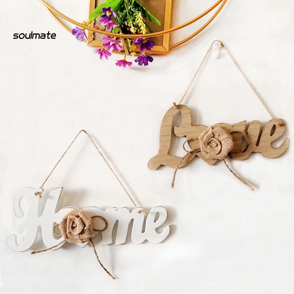 Phụ Kiện Trang Trí Cửa Nhà Hình Chữ Cái Tiếng Anh Bằng Vải Lanh Độc Đáo