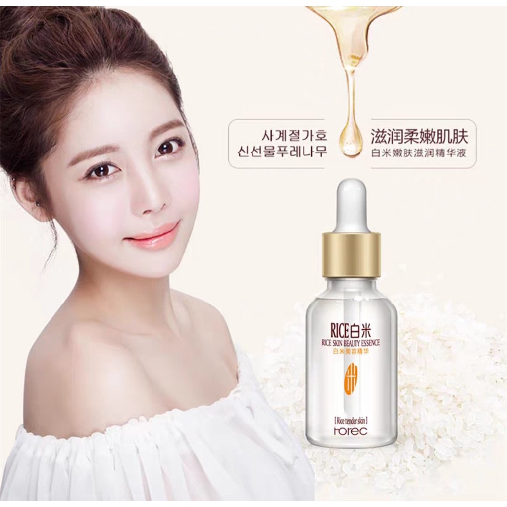 Serum tinh chất gạo dưỡng trắng da Rorec nội địa Trung