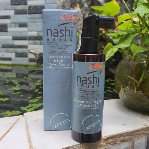 {Chính hãng} {Siêu rẻ} Xịt Dưỡng Chống Rụng Tóc Nashi Argan Intensive Night Treatment Hairloss Prevention 100ml