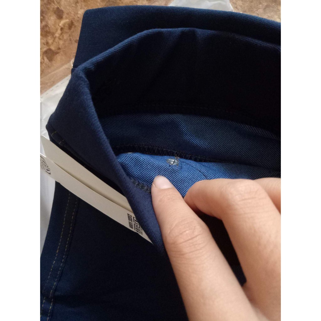 QUẦN BÒ CẠP CAO DÁNG LEGGING JEAN THUN 2 DA CO GIÃN 4 CHIỀU | BigBuy360 - bigbuy360.vn