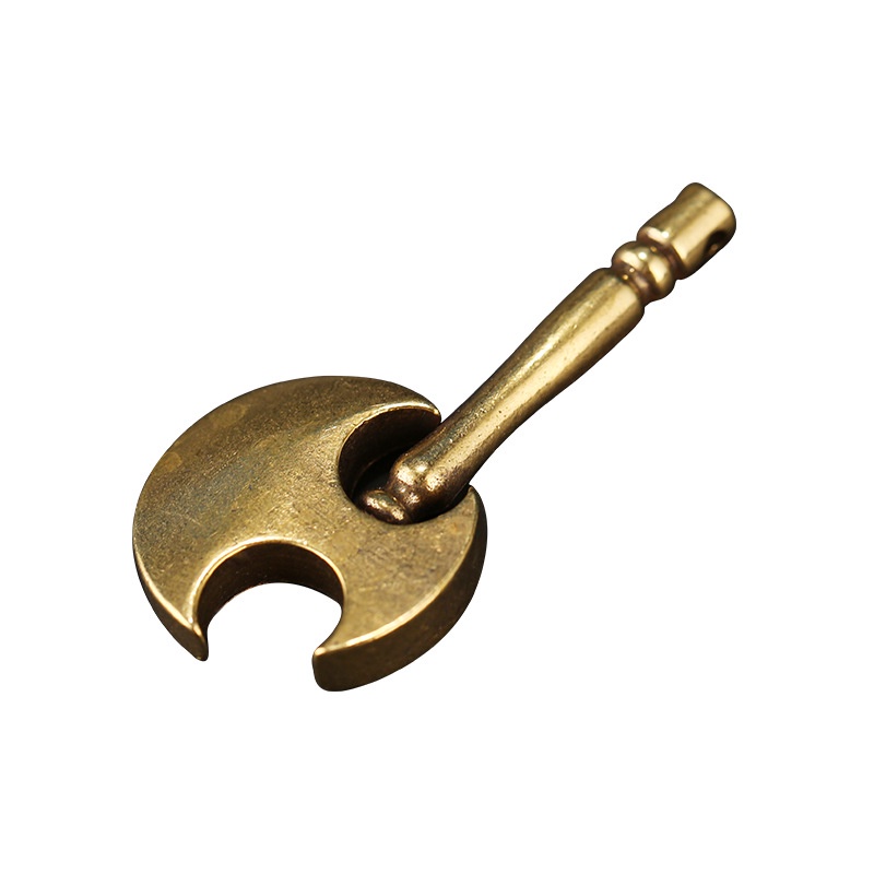 Mặt Dây Chuyền Hình Rìu Bằng Đồng Thau Sáng Tạo Cho Nam Nữ