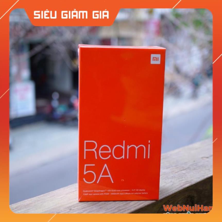 💥 Free Ship💥Điện thọai Xiaomi Redmi 5A, Ram 2Gb, Bộ nhớ Rom 16Gb, Fullbox - Hàng nhập khẩu - Bảo hành 12 tháng