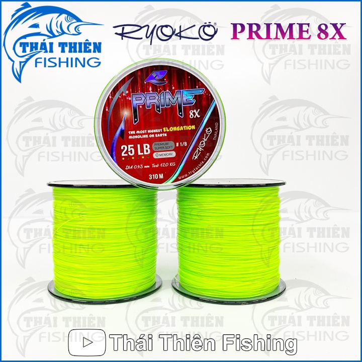 Cước Câu Cá Ryoko Thái Lan Prime 8X