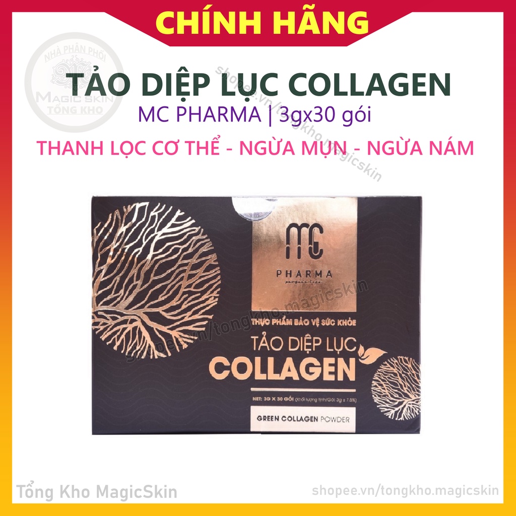 TẢO DIỆP LỤC COLLAGEN MC Pharma MAGIC SKIN - Thức uống ĐẸP...