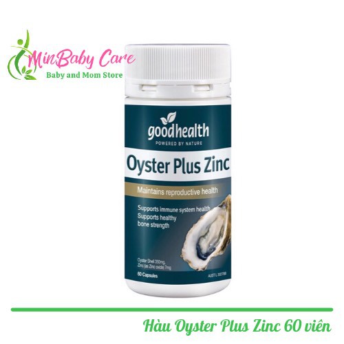 [ Chính Hãng ] Tinh Chất Hàu Oyster Plus Good Health 60 Viên Úc