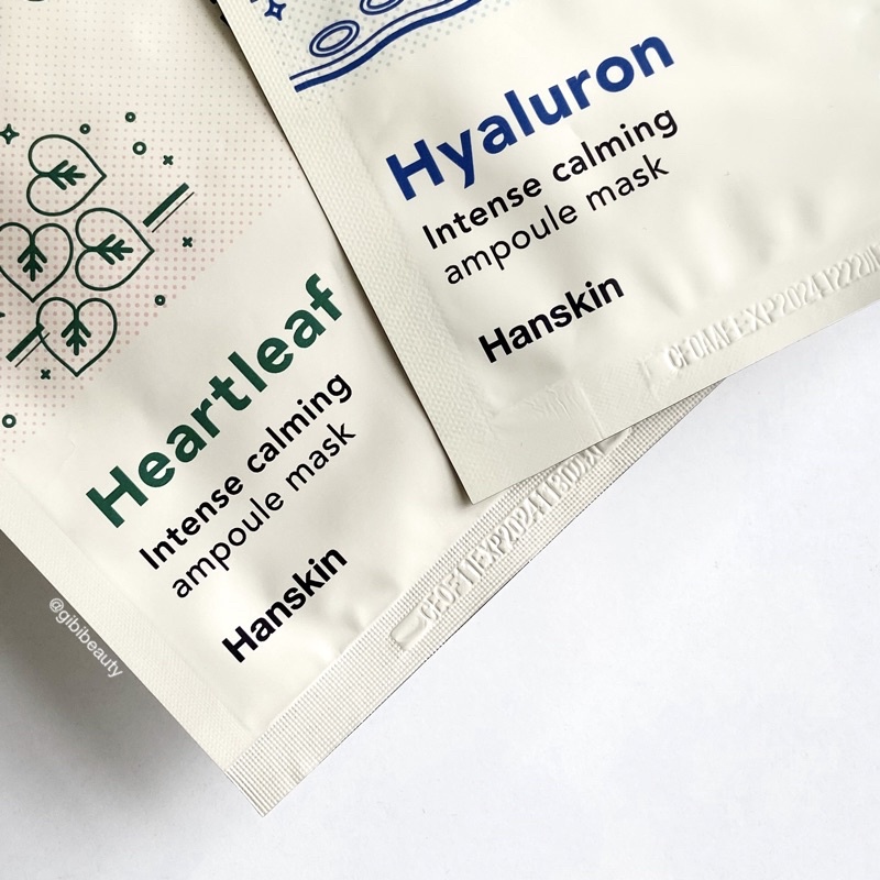 Mặt nạ HANSKIN Intense Calming Ampoule Mask 23ml