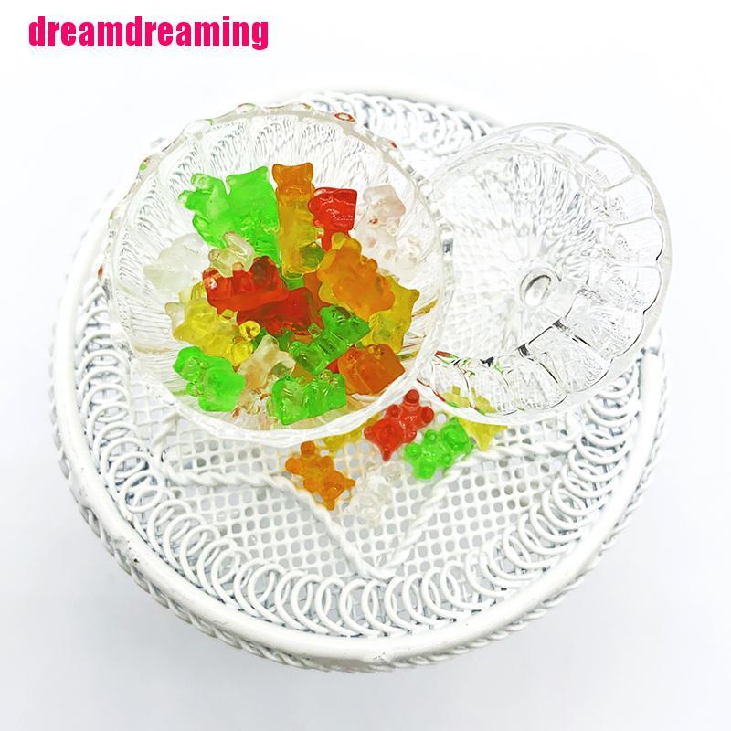 Bộ 20 Mô Hình Gấu Mini Bằng Nhựa Resin Dùng Trang Trí