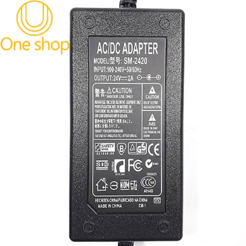 Nguồn Adapter 24V 2A 5.5*2.1 (BH 06 Tháng)