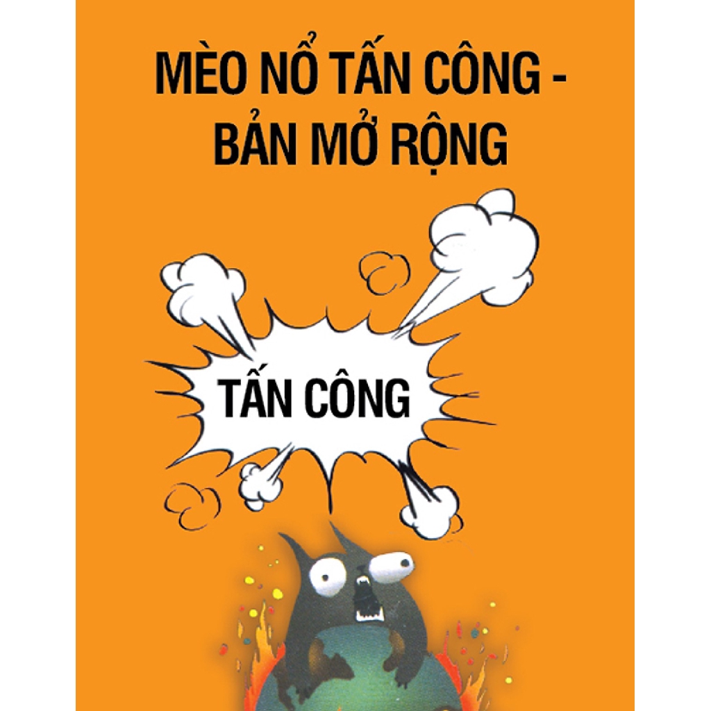 Combo thẻ bài Mèo nổ đỏ cảm tử mèo đỏ đen hộp cứng loại xịn và 5 bản mở rộng mới nhất