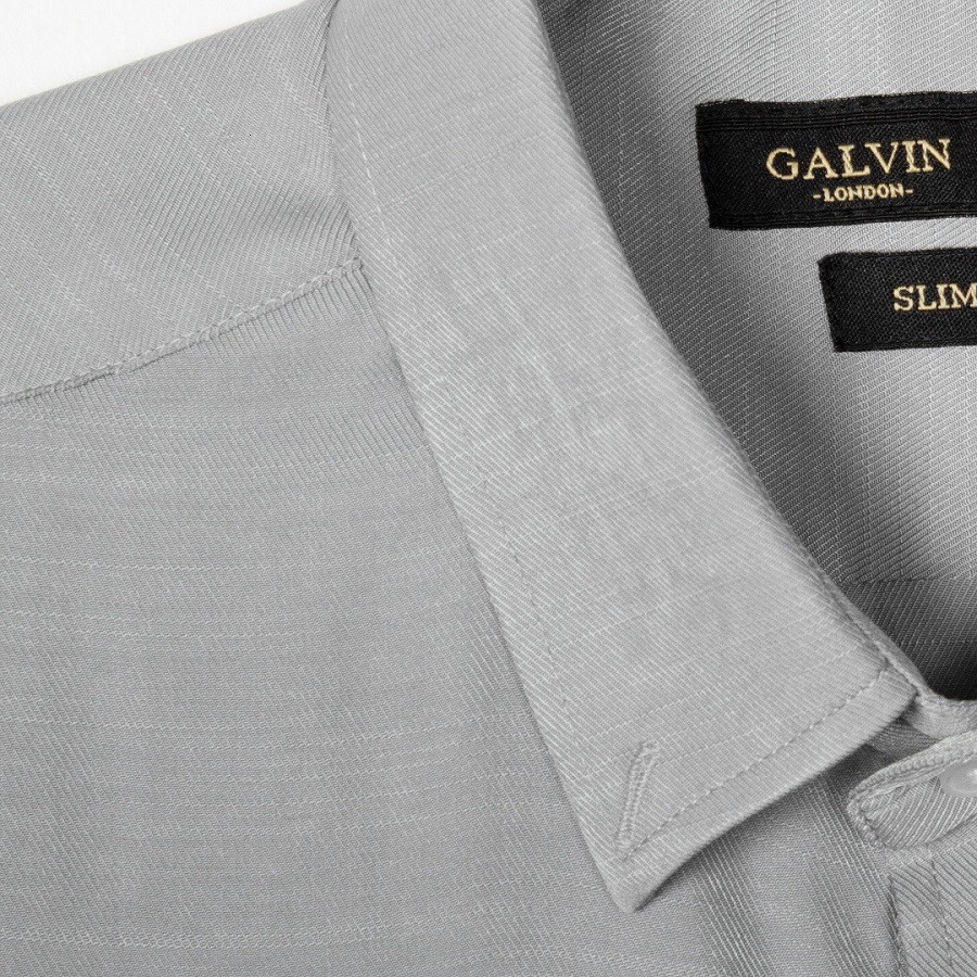 Áo sơ mi nam dài tay cổ bẻ Galvin mới 2021 chất liệu co giãn form ôm đẹp chống nhăn SMGV134 | BigBuy360 - bigbuy360.vn