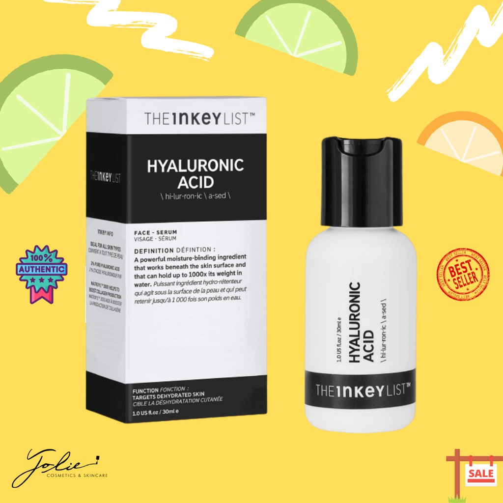 Tinh chất dưỡng ẩm (Hyaluronic Acid Serum) - The Inkey List