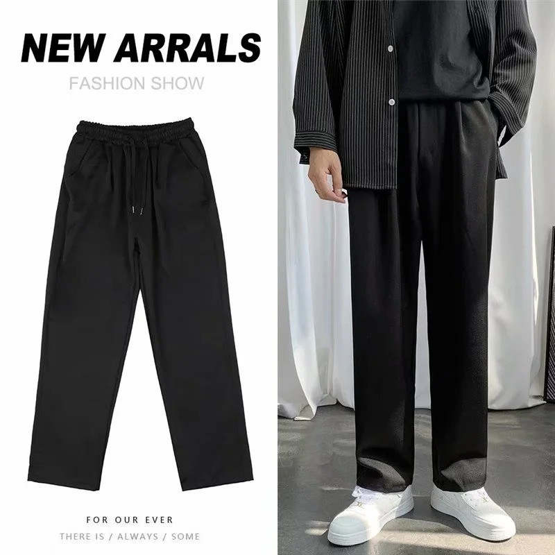 Quần dài màu trơn đơn giản dễ phối đồ dành cho nam có size S-3XL