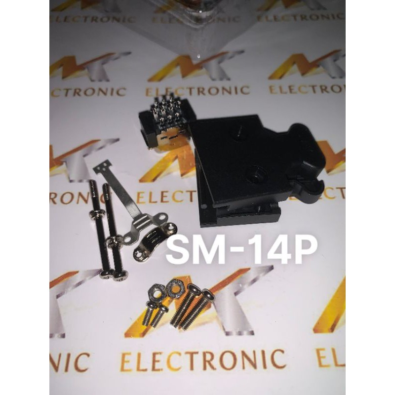 Đầu nối SM-14P Hàn Nam Servo Cắm Cổng nối tiếp nửa kim loại