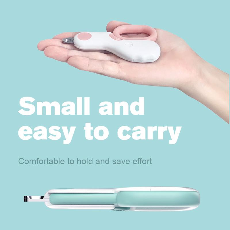 Dụng Cụ Cắt Móng Tay Chuyên Nghiệp Bằng Thép Không Gỉ Có Đèn LED Cho Thú Cưng