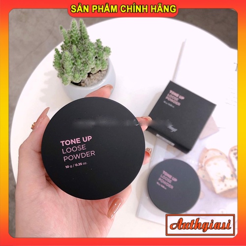 Phấn phủ bột trang điểm TFS Tone Up Loose Powder The Face Shop kiềm dầu hiệu quả 10g