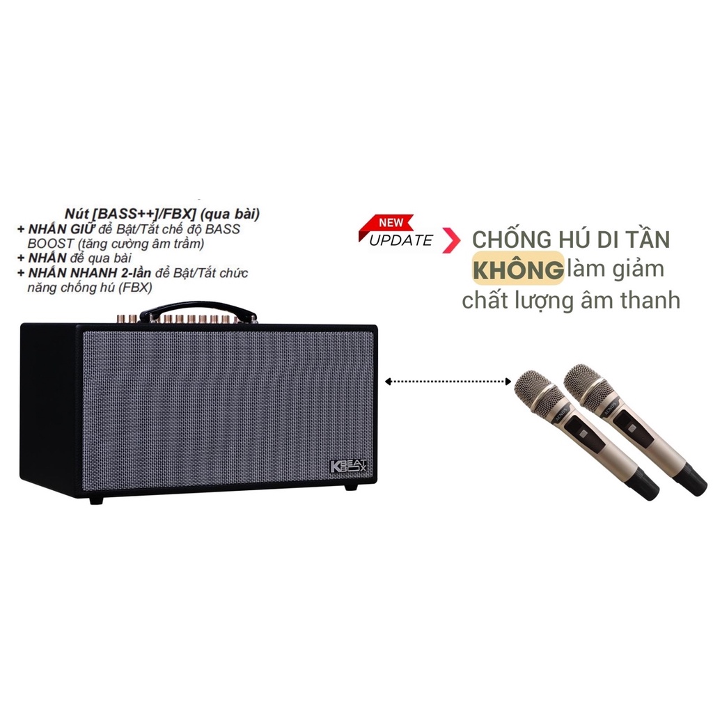 Loa mini xách tay Acnos CS450SRV 2023 - Hàng chính hãng nguyên seal - Gia Khang Shop