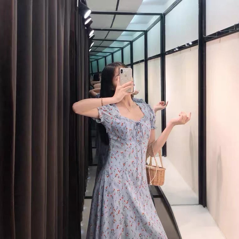 Đầm ôm Tay Lửng Họa Tiết Hoa Thời Trang Thanh Lịch | BigBuy360 - bigbuy360.vn