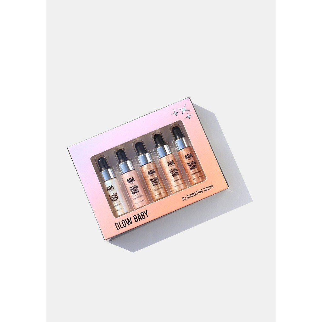 BỘ 5 CHAI BẮT SÁNG Paw Paw Charity: AOA Baby Glow Liquid Highlighters