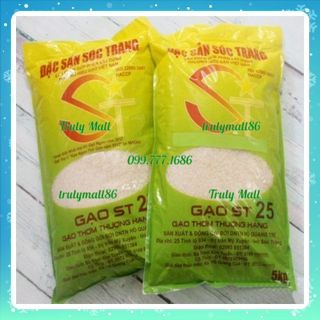 Túi 5Kg Gạo ST25 Sóc Trăng - Gạo Ngon Nhất Thế Giới Năm 2019