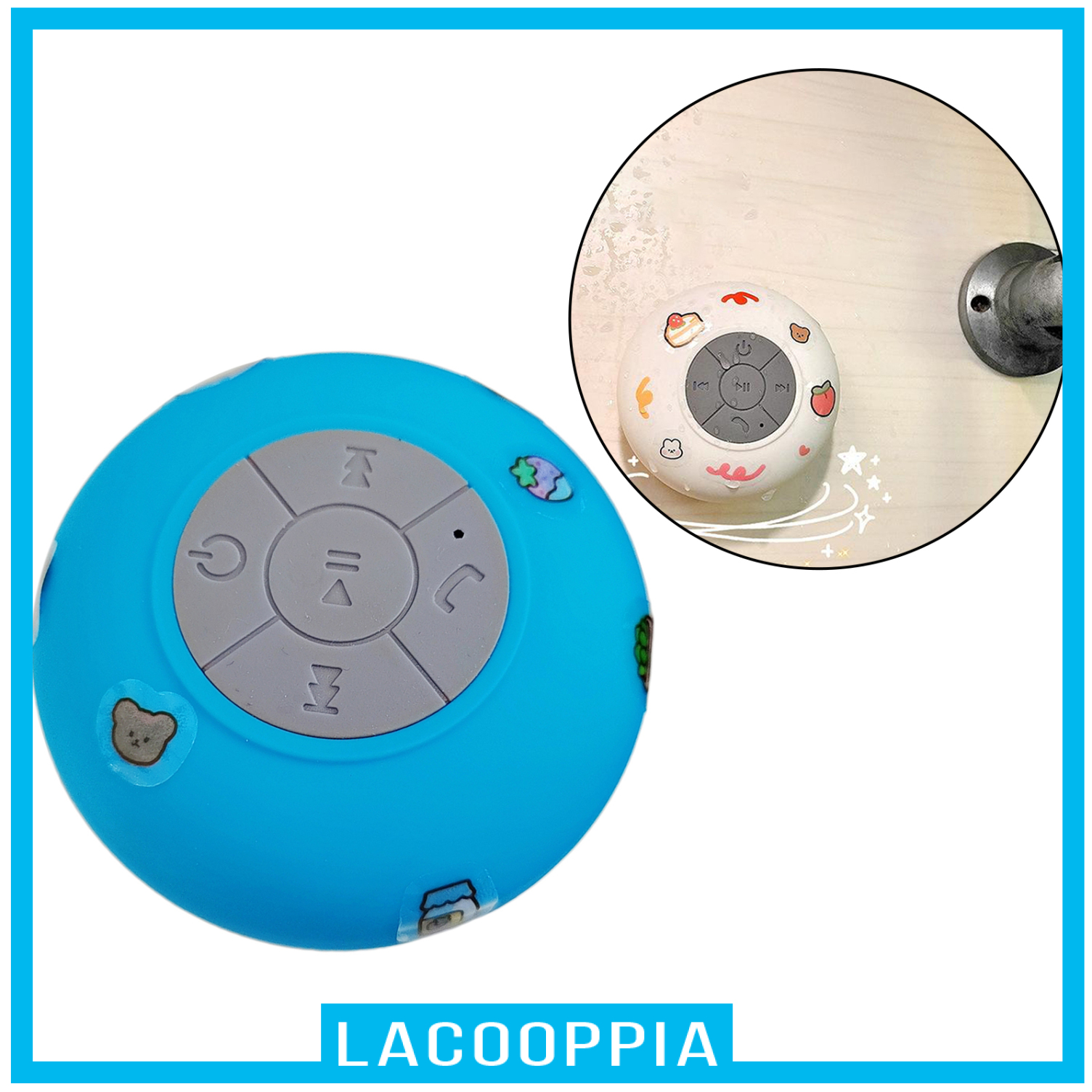 [LACOOPPIA]Bluetooth Shower Speaker Certified Waterproof Wireless