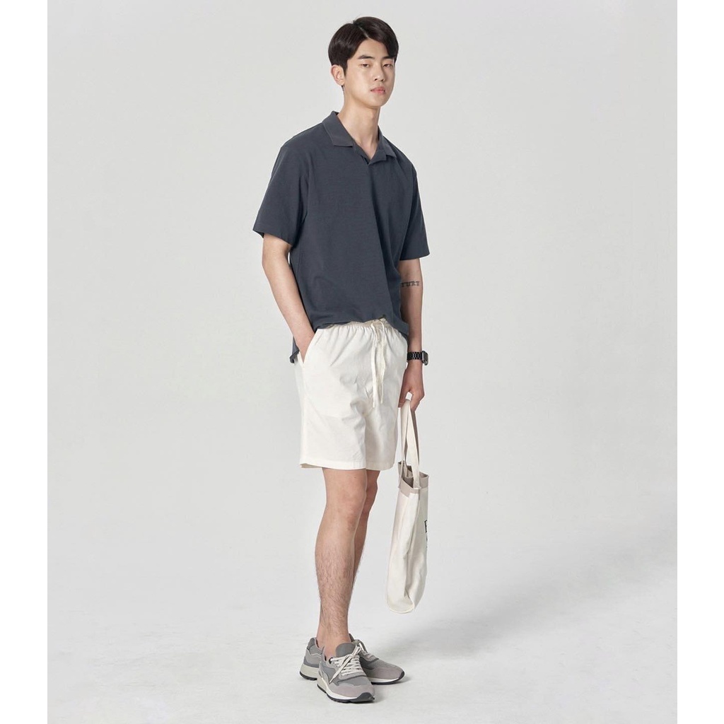 Áó Polo 100% cotton Jacquard 8 seconds xuất Hàn