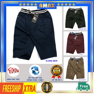 Quần Short Nam Kaki cao cấp lưng thun đẹp co giãn thời trang quần đùi nam kaki KLT-01