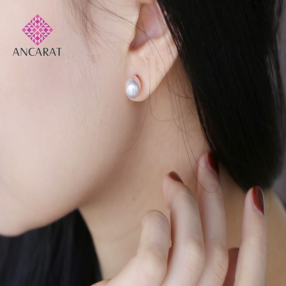 [Mã FARSBR241 giảm 15k đơn 0đ] Bông tai ngọc trai thiên thiên vàng 18k - ANCARAT