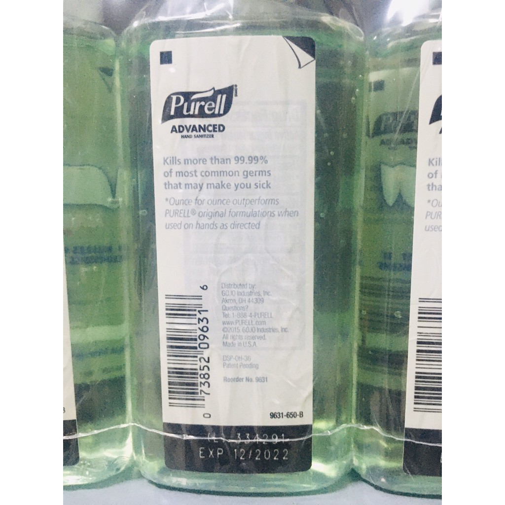 Gel rửa tay khô diệt khuẩn Purell 118ml