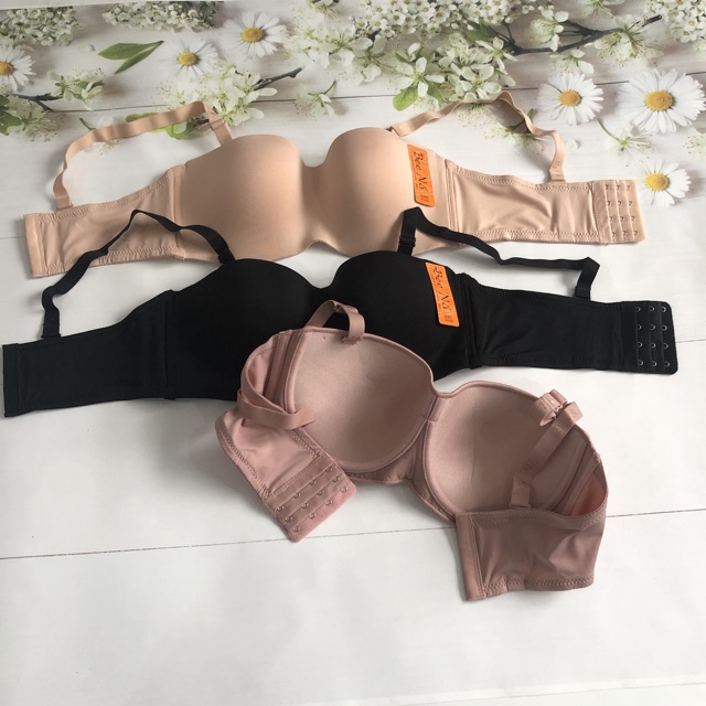 Áo ngực cup ngang bigsize Thái Lan BeeNa2247 bản lưng to có gọng mặc không dây size 34 đến 44 | BigBuy360 - bigbuy360.vn
