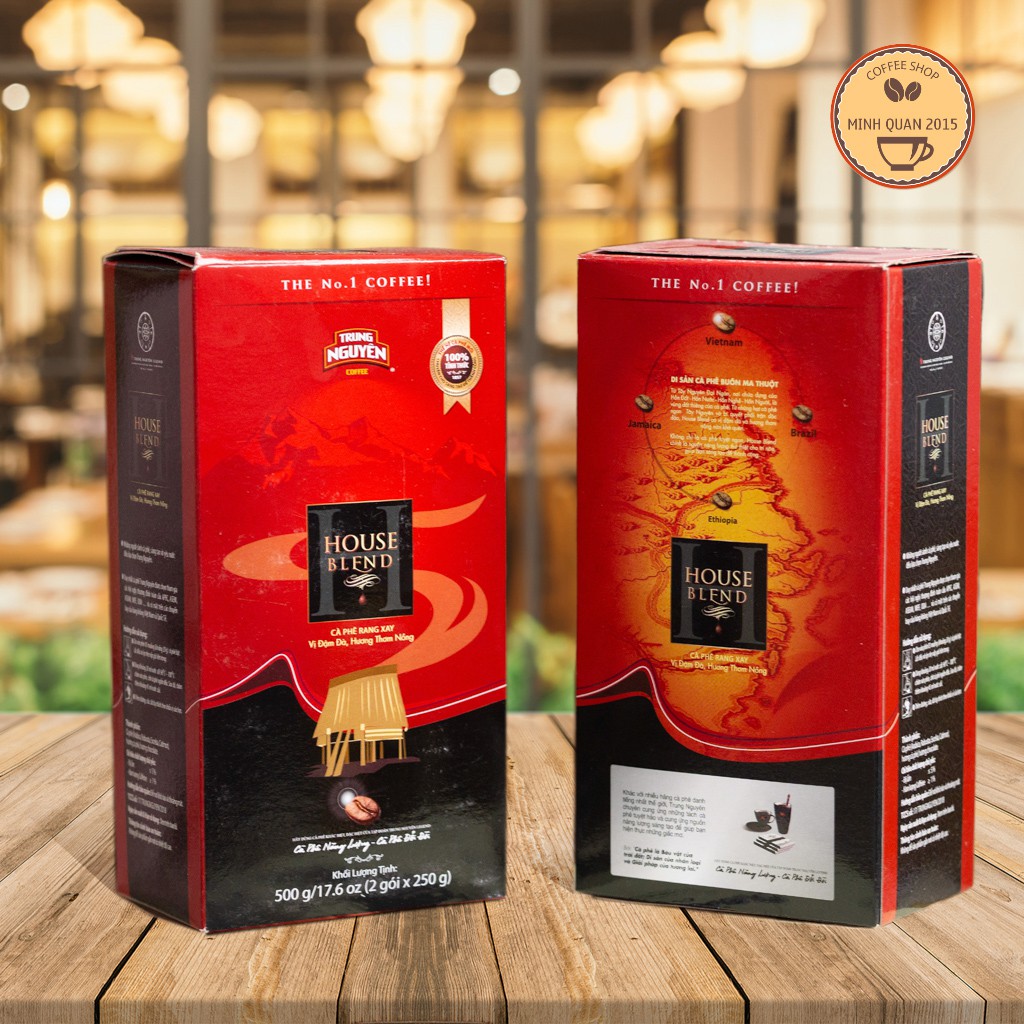 Cà Phê Rang Xay House Blend Trung Nguyên - Loại Hộp 500gr