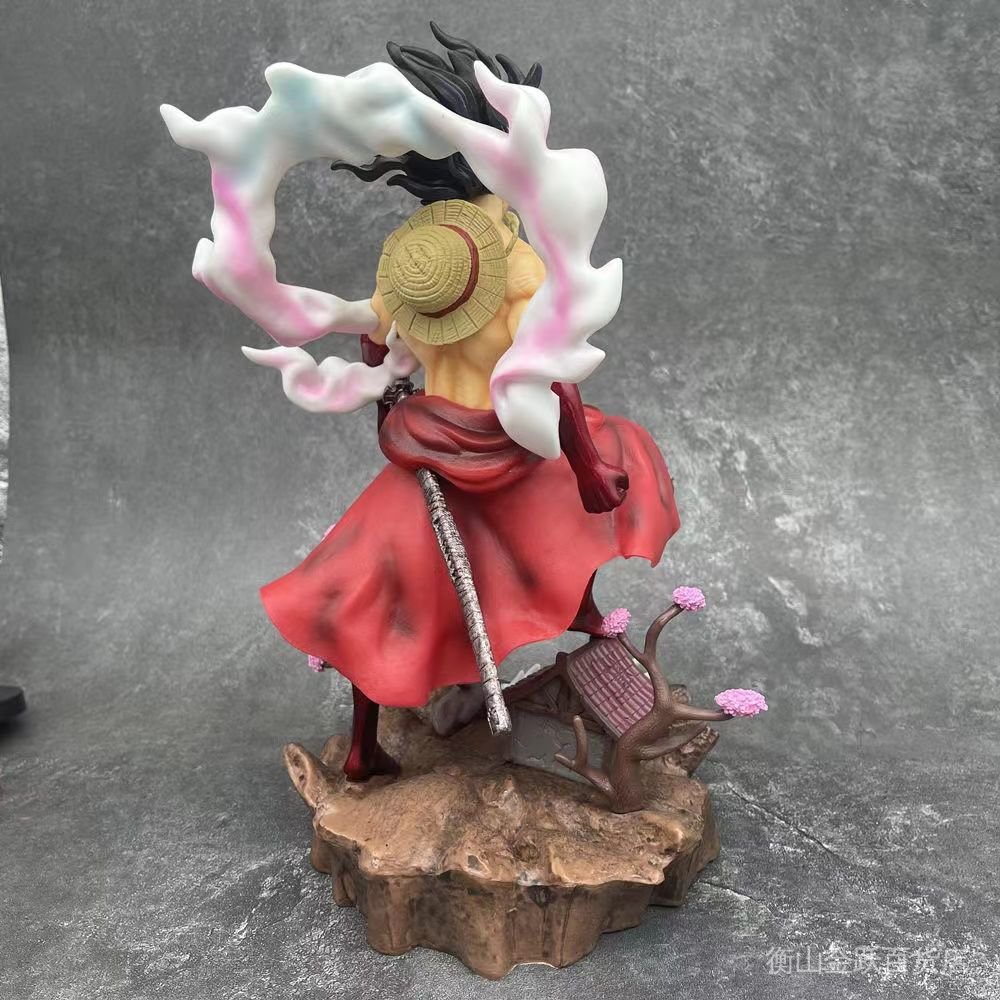 Tượng Mô Hình Nhân Vật Luffy Wano Country one piece Phong Cách Mới