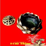 Đỉnh trầm sen bằng đồng thau Việt