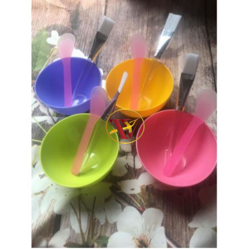 Đồ Bát Pha Bột Mặt Nạ - Chổi
