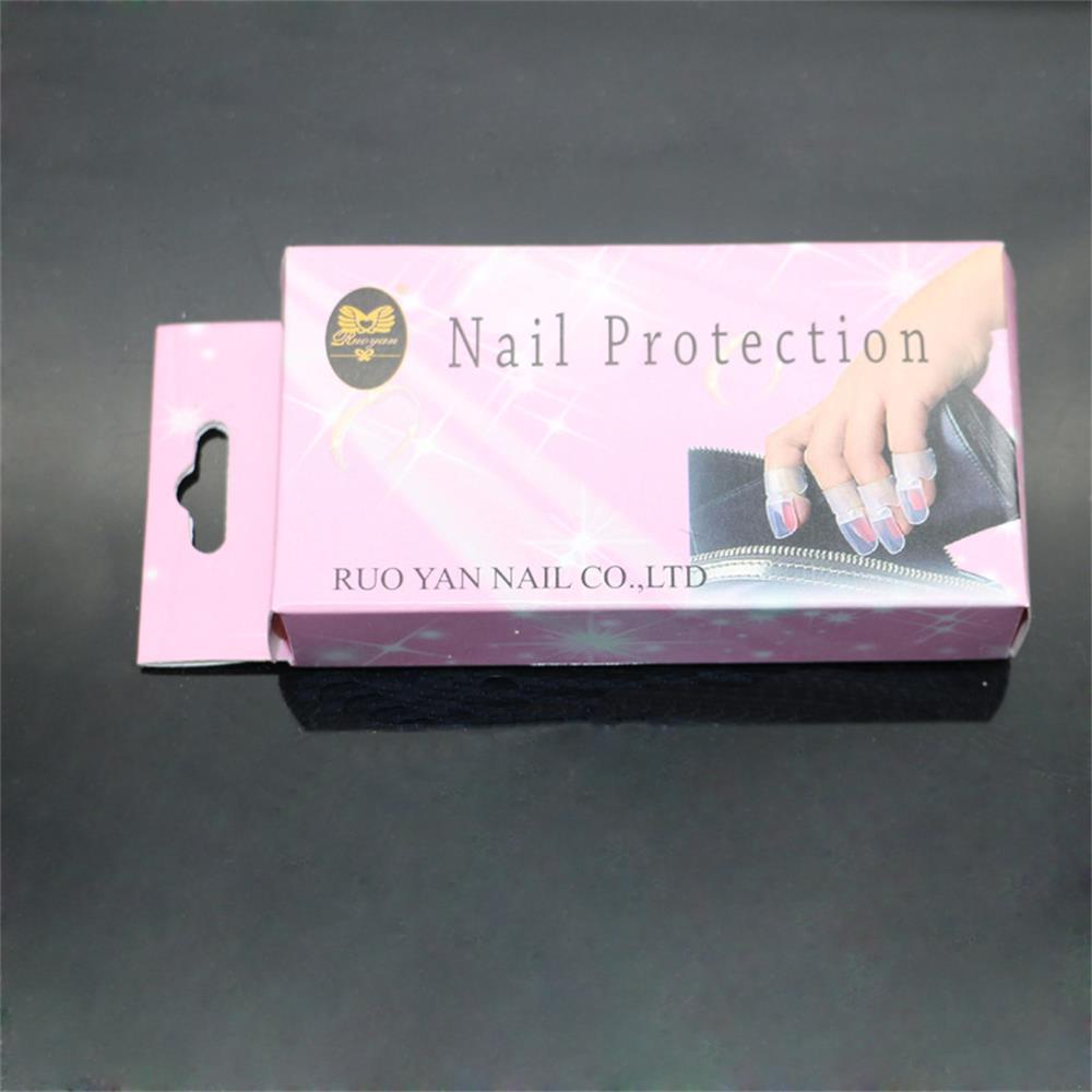 [Hàng mới về] 10 Vỏ bảo vệ móng tay LAYOR mới che phủ ngón tay trong suốt tự làm thời trang