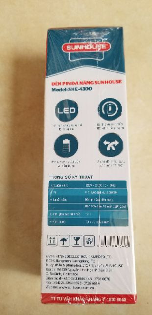 Đèn pin đa năng SUNHOUSE SHE-4300 và 4200