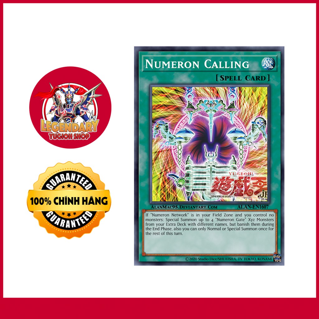 [Thẻ Bài Yugioh Chính Hãng] Numeron Calling