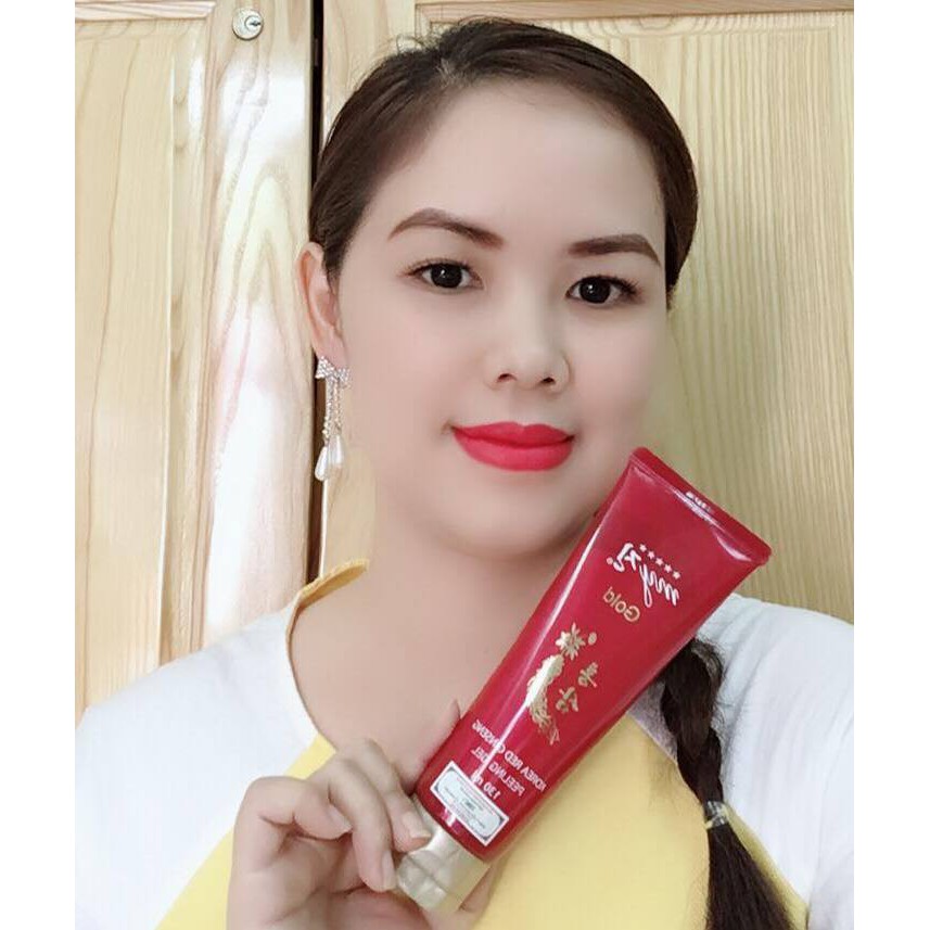 Tẩy Tế Bào Da Chết Trắng Da Sâm Đỏ MY GOLD 120ml TDC02