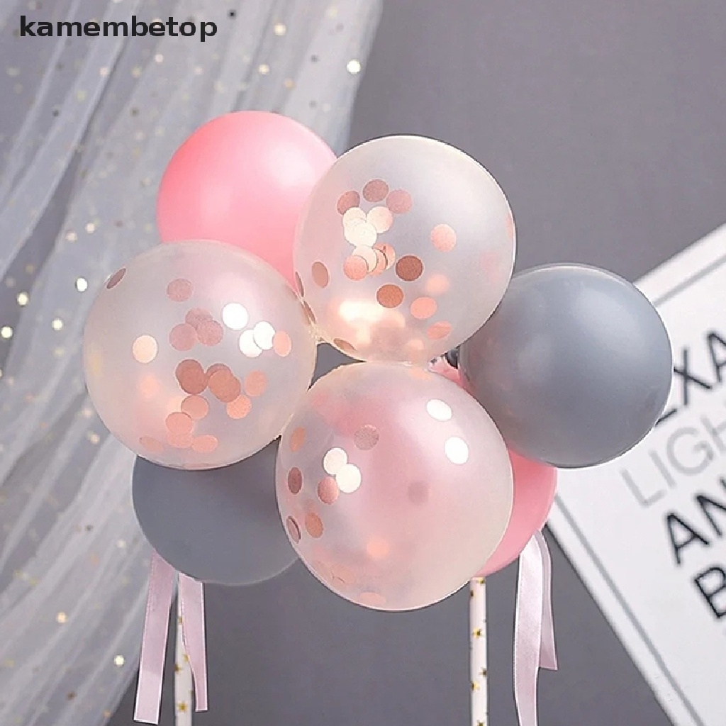 Bong Bóng Hình Đám Mây Dùng Trang Trí Bánh Kem Sinh Nhật Tráng Miệng