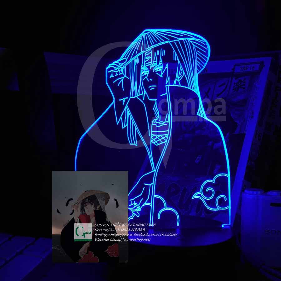 [SẢN PHẨM HOT] Đèn Ngủ anime LED 3D Naruto Uchiha Itachi Type 02 ANAR0402 16 MÀU TÙY CHỈNH