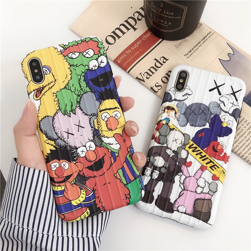 Ốp lưng iphone Sesame street kaws 6/6s/6plus/6s plus/7/8/7plus/8plus/x/xs/xs max/11/11pro max - Awifi Case E4-4 | BigBuy360 - bigbuy360.vn