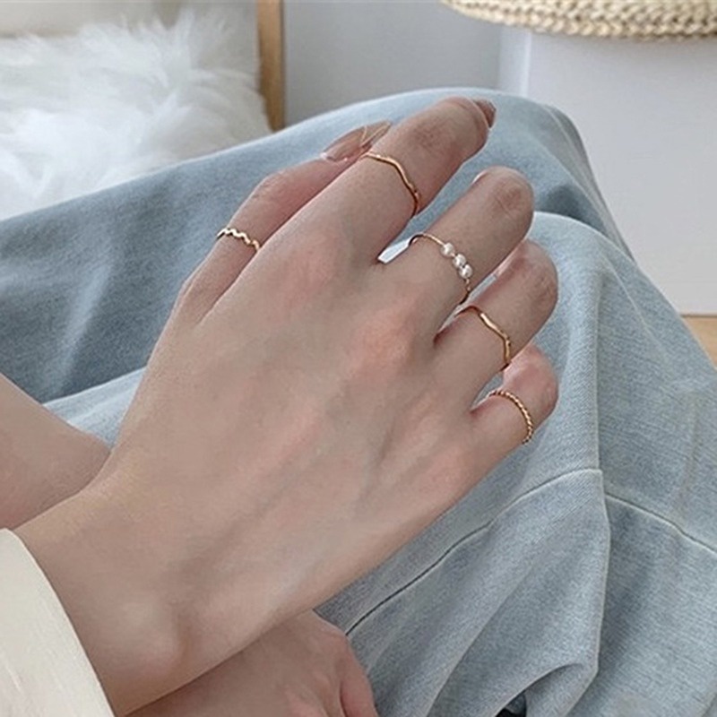 Bộ 10 Nhẫn Thời Trang Phong Cách Boho Cho Nữ timetunnel