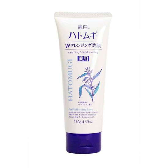 Sữa Rửa Mặt Ý Dĩ Hatomugi The Facial Foam 130g-170g (Mẫu Mới 2020)