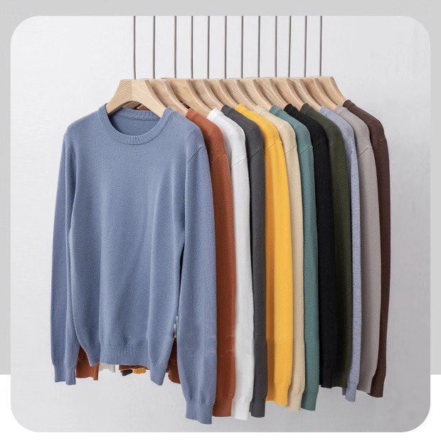 Áo Len Nam Nữ Cổ Tròn hàng nhập khẩu chất mịn đẹp đủ size M~3XL - Hàng mới về