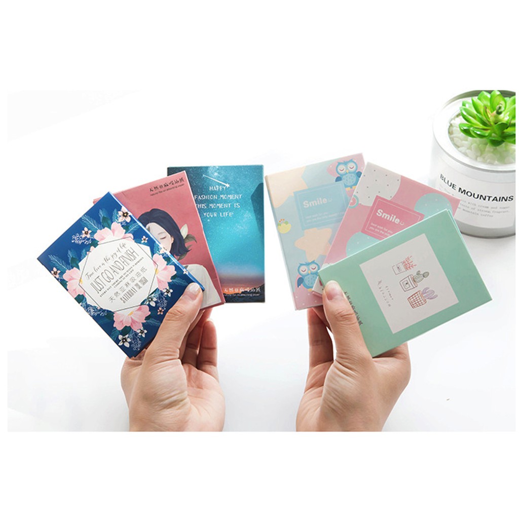 Giấy Thấm Dầu - Hoạ Tiết Dễ Thương - Gói 50 Tờ L006 | BigBuy360 - bigbuy360.vn