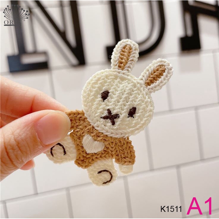 Kẹp bẻ, kẹp tóc mái hình gấu dễ thương Orin K1511