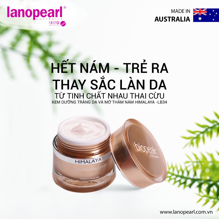 Kem dưỡng trắng da Himalaya Lanopearl [Nhập Khẩu Chính Hãng]