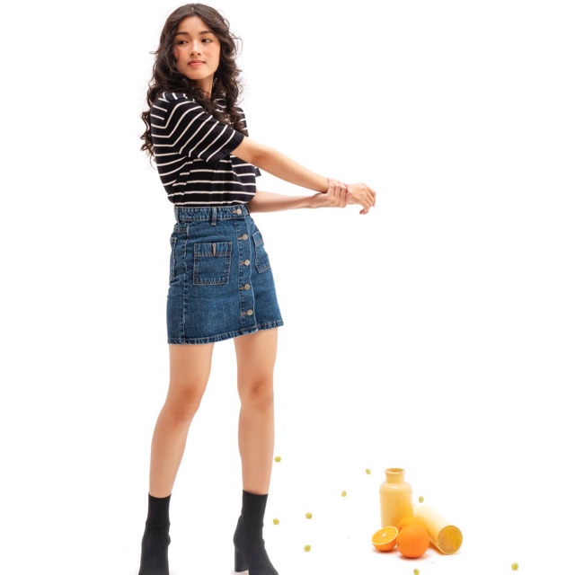 Chân váy jean Dottie